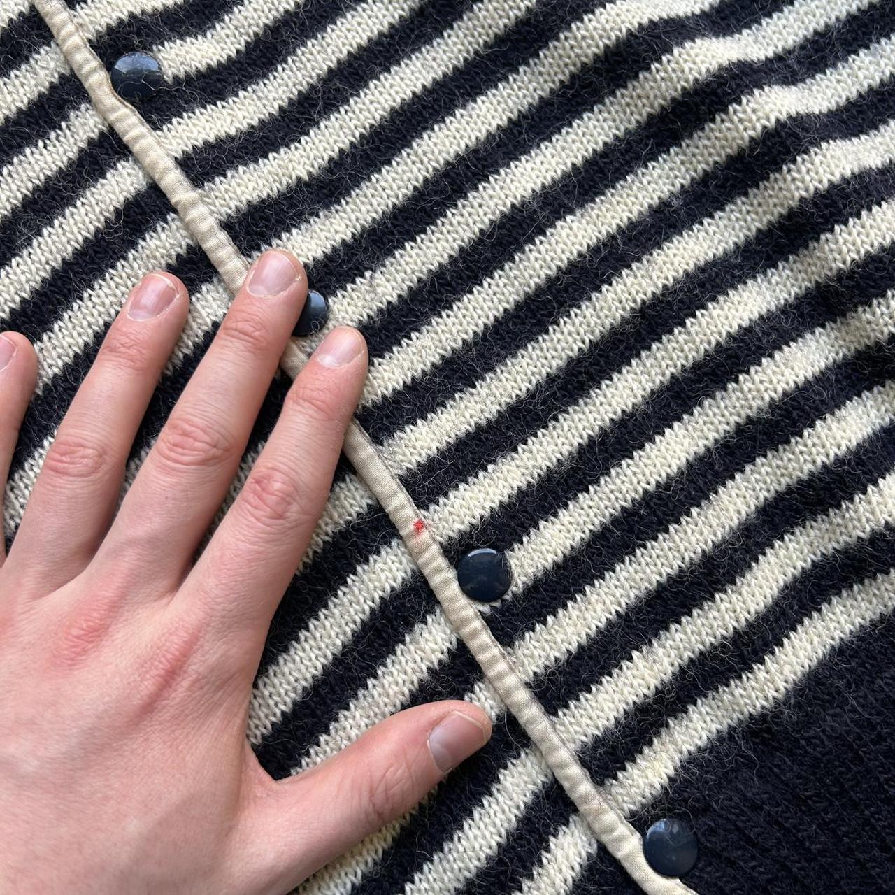 1980s Sergio Tacchini Knitted Cardigan S