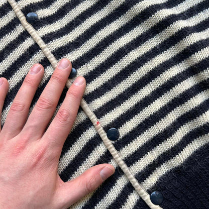 1980s Sergio Tacchini Knitted Cardigan S