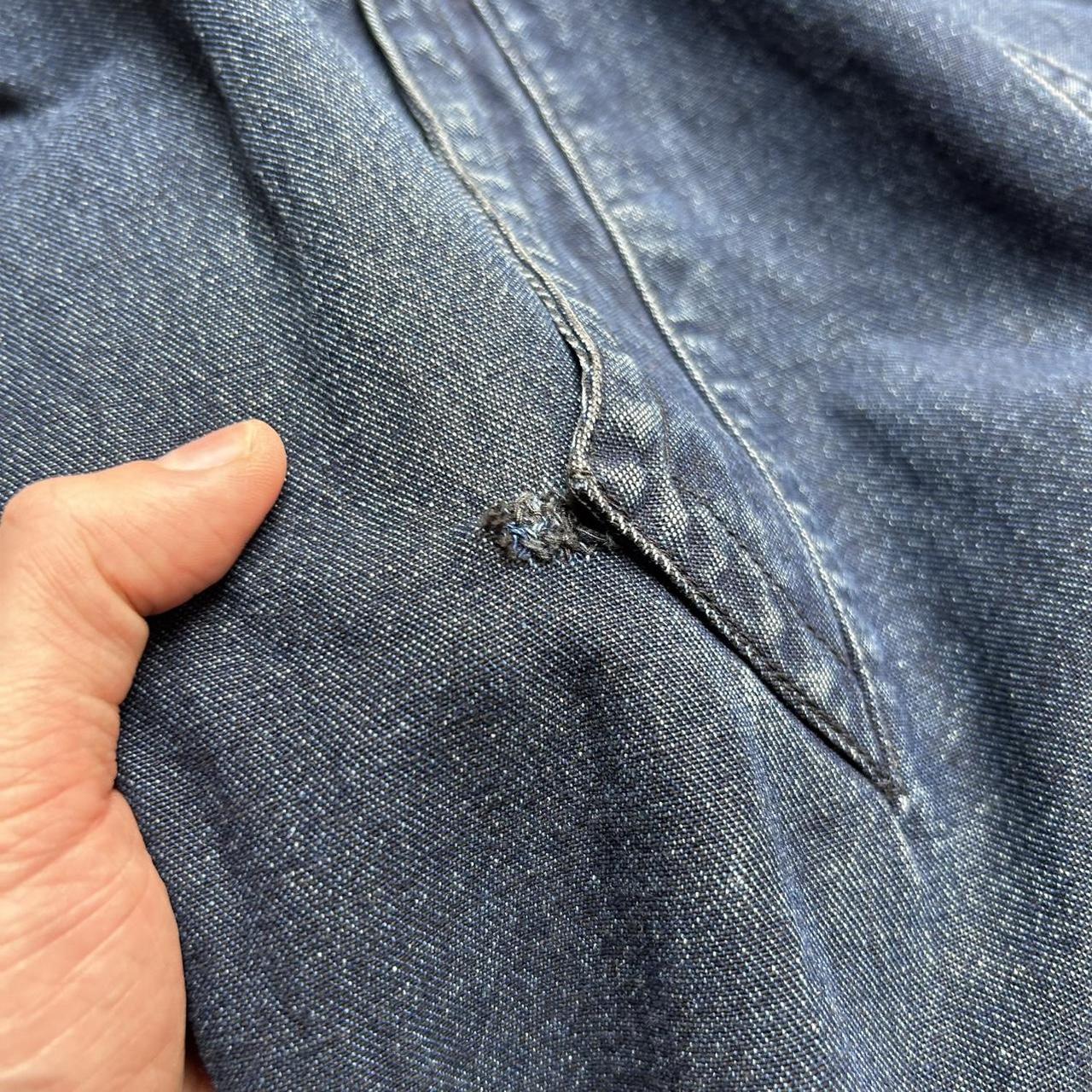 1990s Armani Jeans Mariner Denim Jacket L