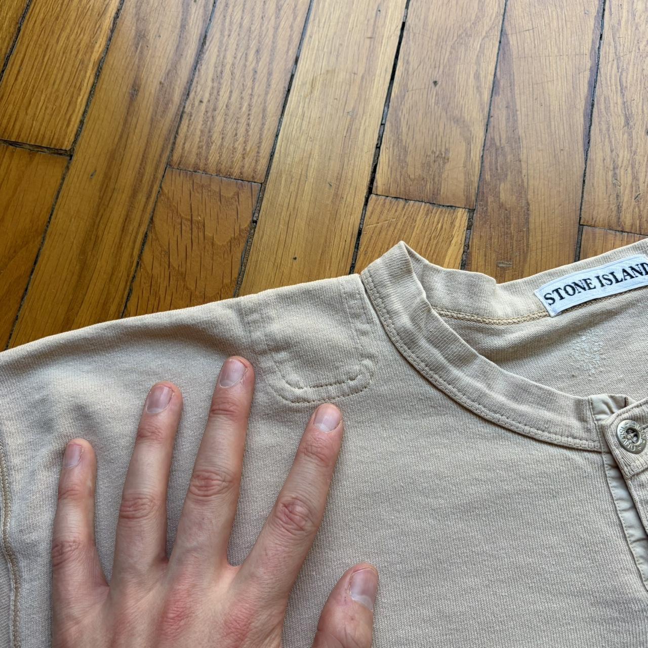 1980s Stone Island Marina T Shirt Beige L