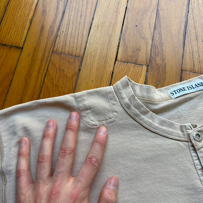 1980s Stone Island Marina T Shirt Beige L