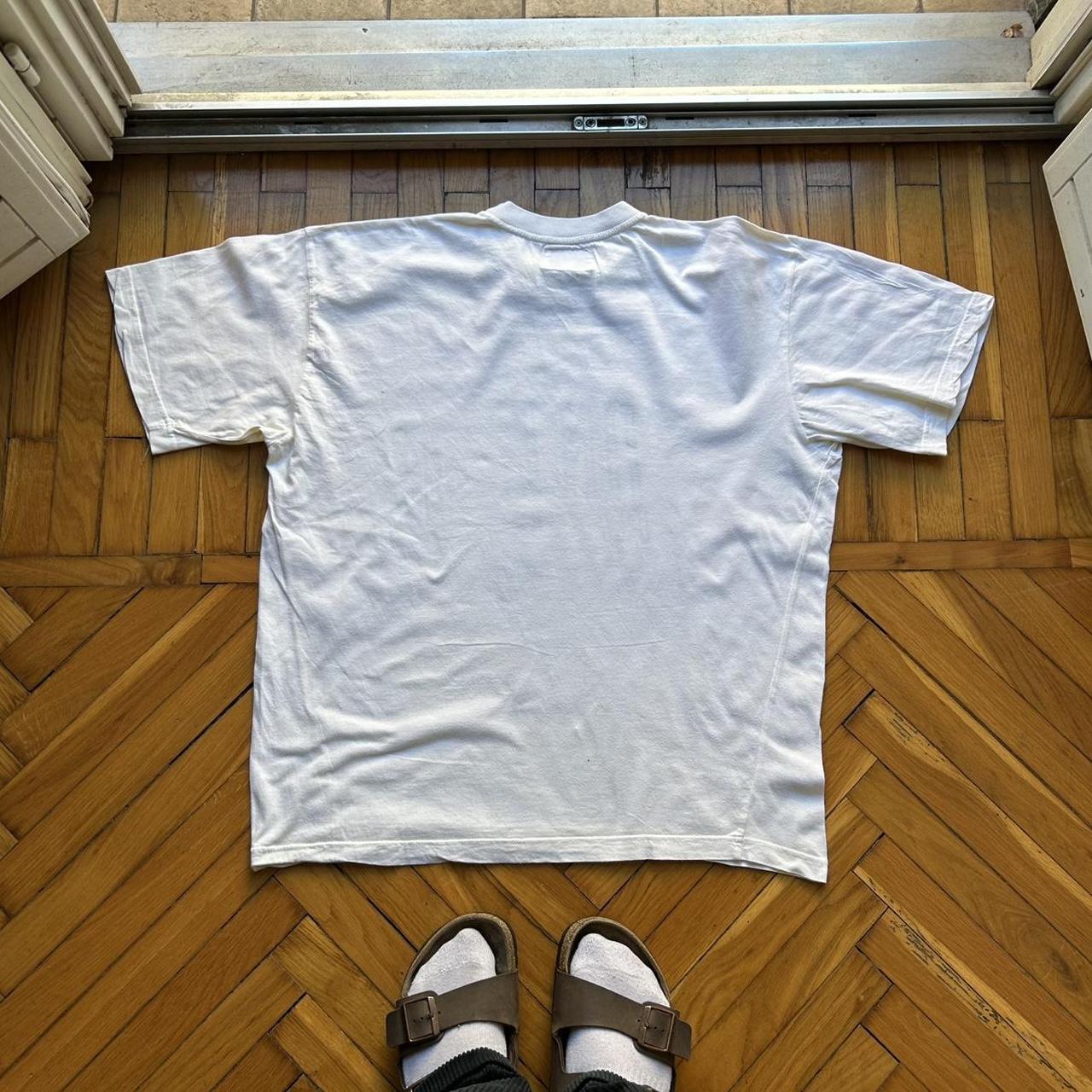 1990s Armani Jeans Graphic T Shirt White L
