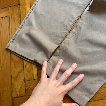 2000s Armani Collezioni Cargo Trousers Beige 34W 30L