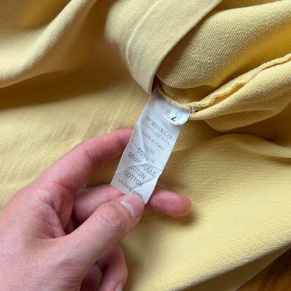 1990s Stone Island LS T Shirt Yellow L