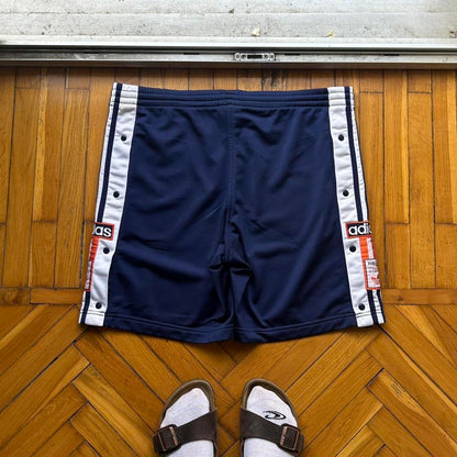 1990s Adidas Popper Shorts Navy 38W