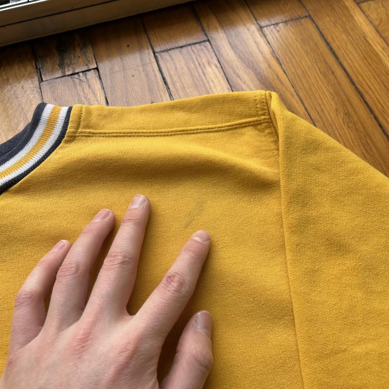 1990s Nike Swoosh Sweatshirt Yellow S