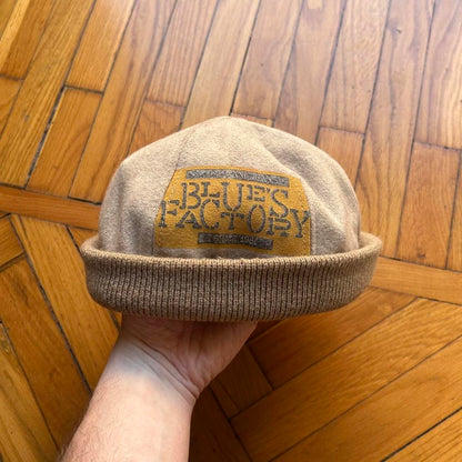 1990s Armani Jeans Skull Cap Tan OS