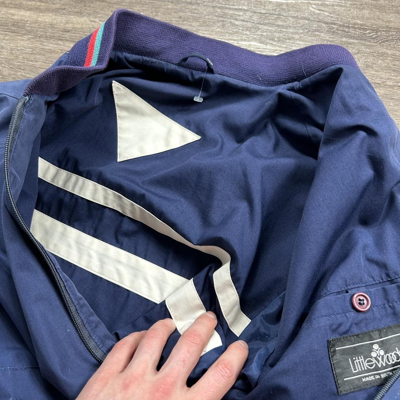 Vintage Littlewoods Korea Made Bomber Jacket Navy L