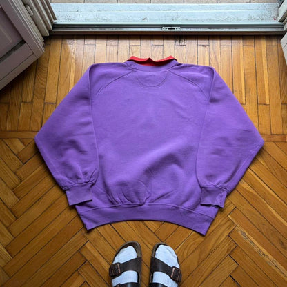 1980s Best Company Sweatshirt Purple XXL