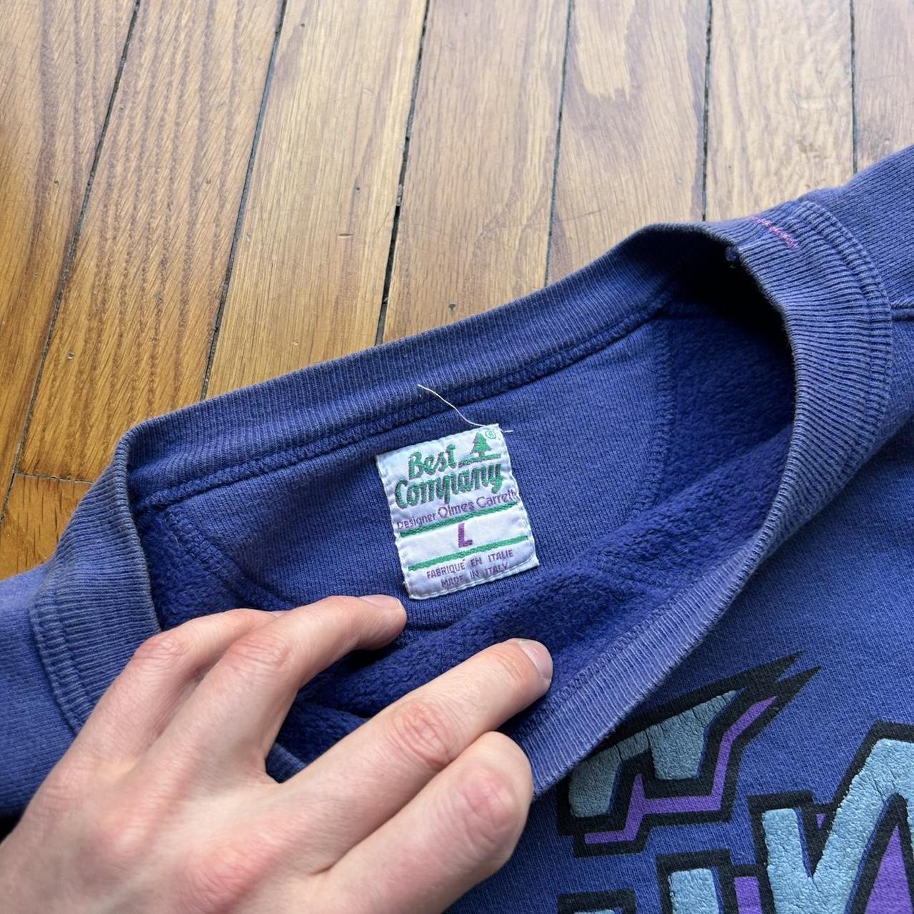 1980s Best Company Skiing Sweatshirt Blue L