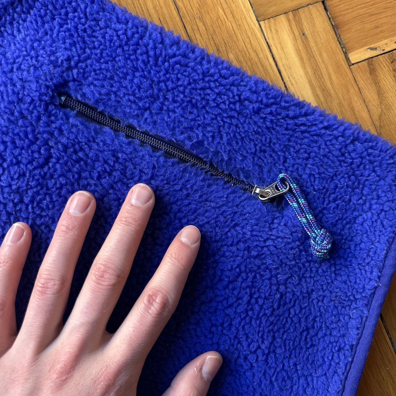 1990s Patagonia Fleece Gilet Blue Women's S