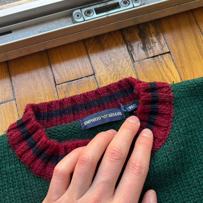 1980s Classic Of Emporio Armani Knitted Jumper L