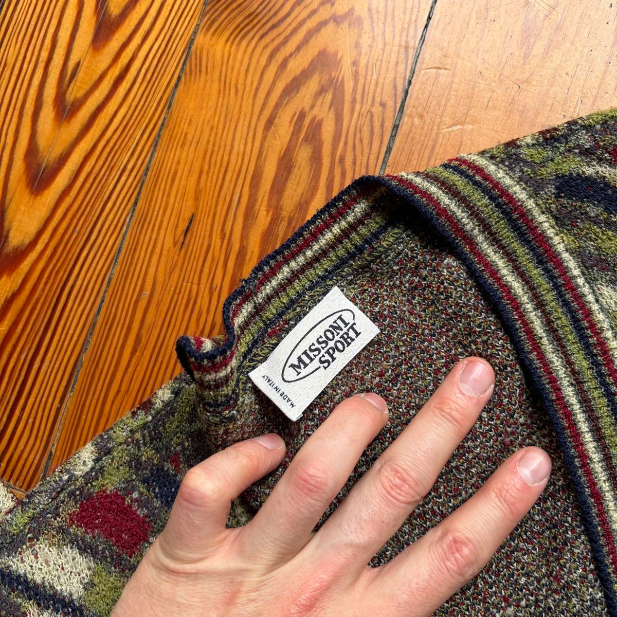 1990s Missoni Sport Knitted Cardigan XL