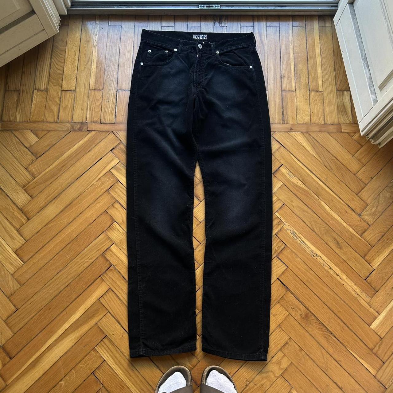 1990s Dolce & Gabbana Corduroy Trousers 34W 34L