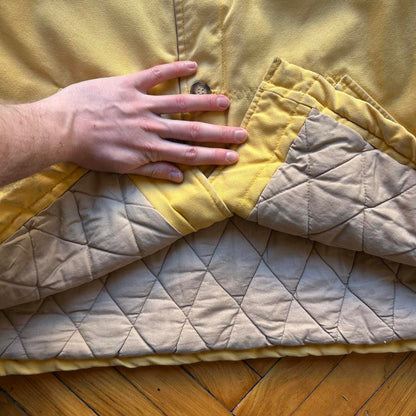 1990s Chevignon Padded Coat Yellow XL