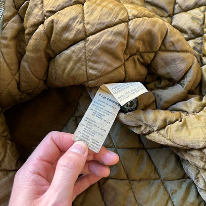 1980s Boneville Navy Arctic Parka Jacket Khaki XL