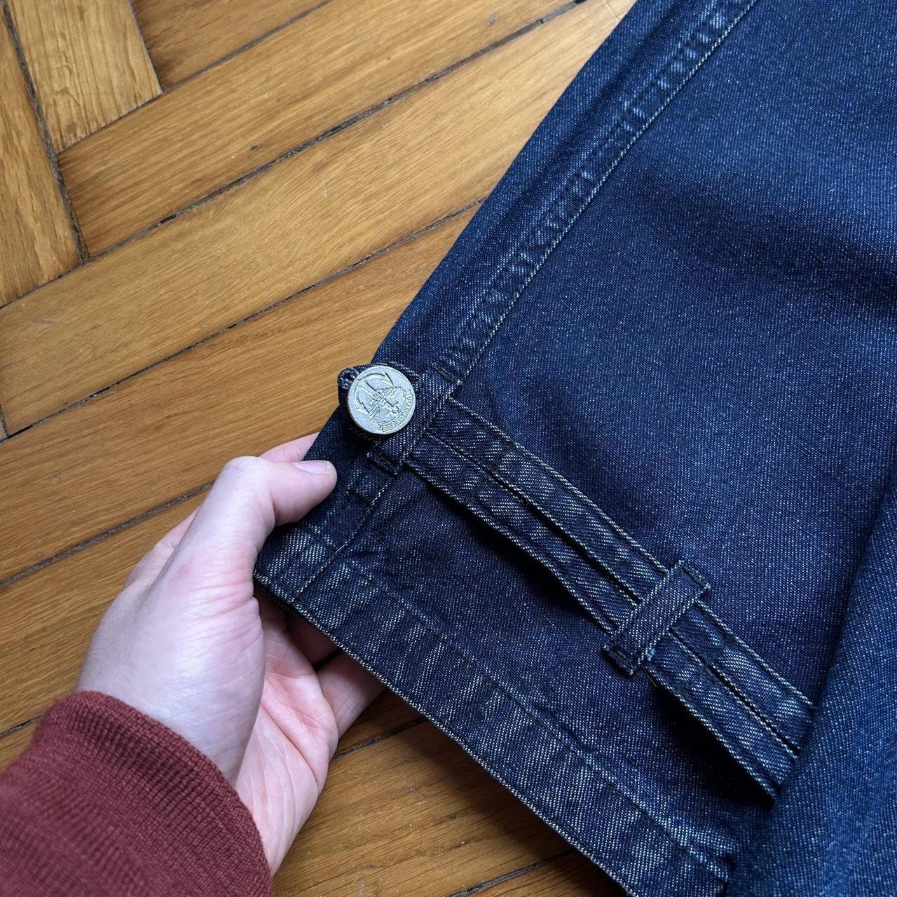 1990s Armani Jeans Mariner Denim Jacket L