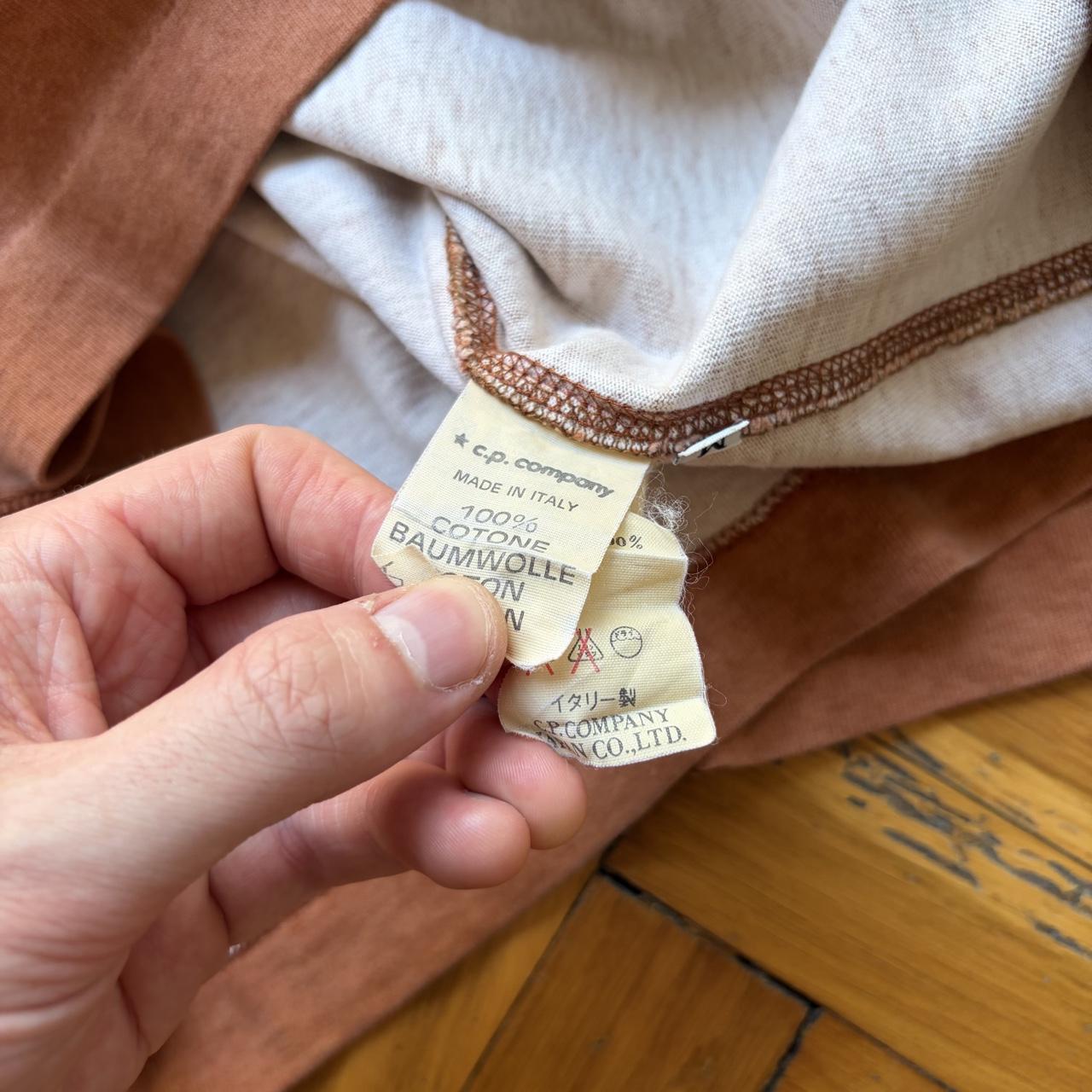 1980s Stone Island LS T Shirt Orange M