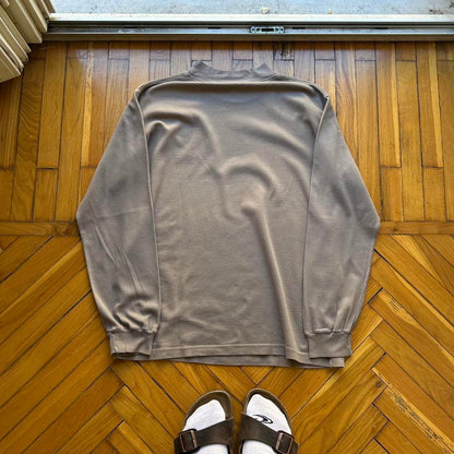 1990s Emporio Armani LS T Shirt Brown M