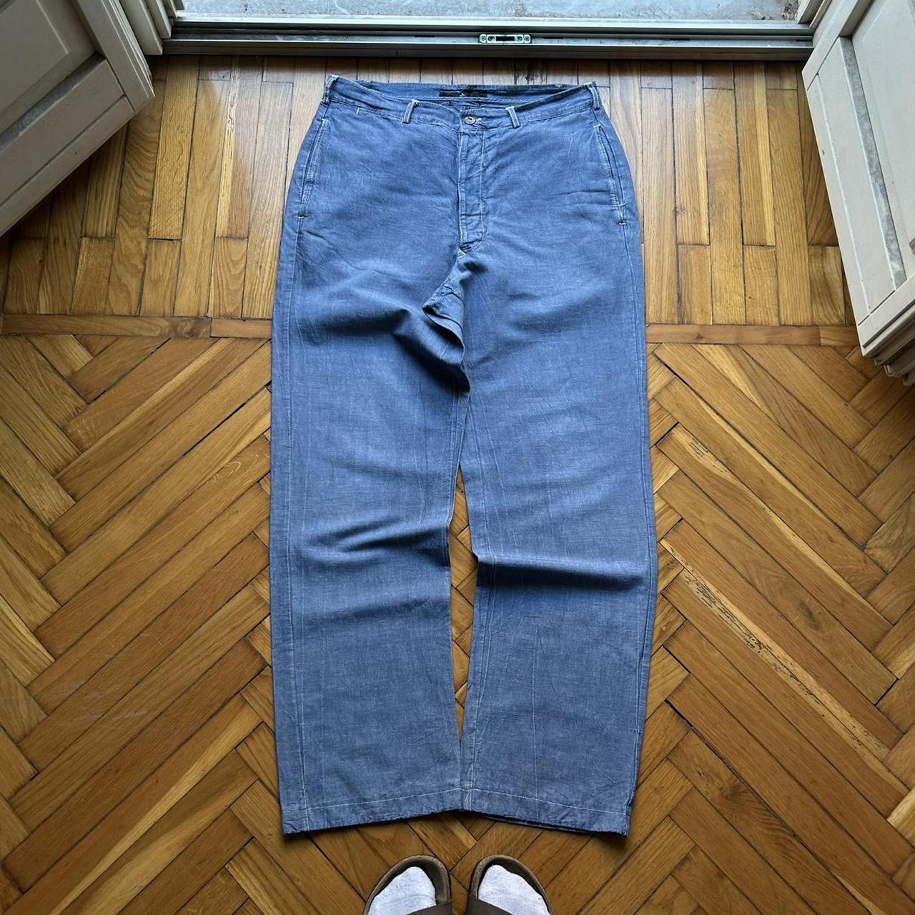 1990s Stone Island Denims Trousers Blue 34W 32L