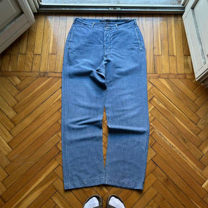 1990s Stone Island Denims Trousers Blue 34W 32L