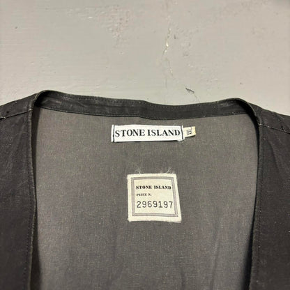 1990s Stone Island Reflective Vest XXL