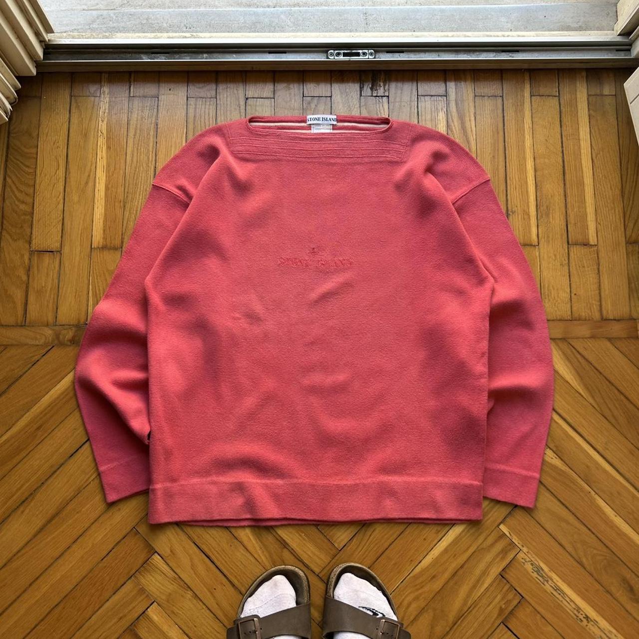 1980s Stone Island Sweatshirt Red M