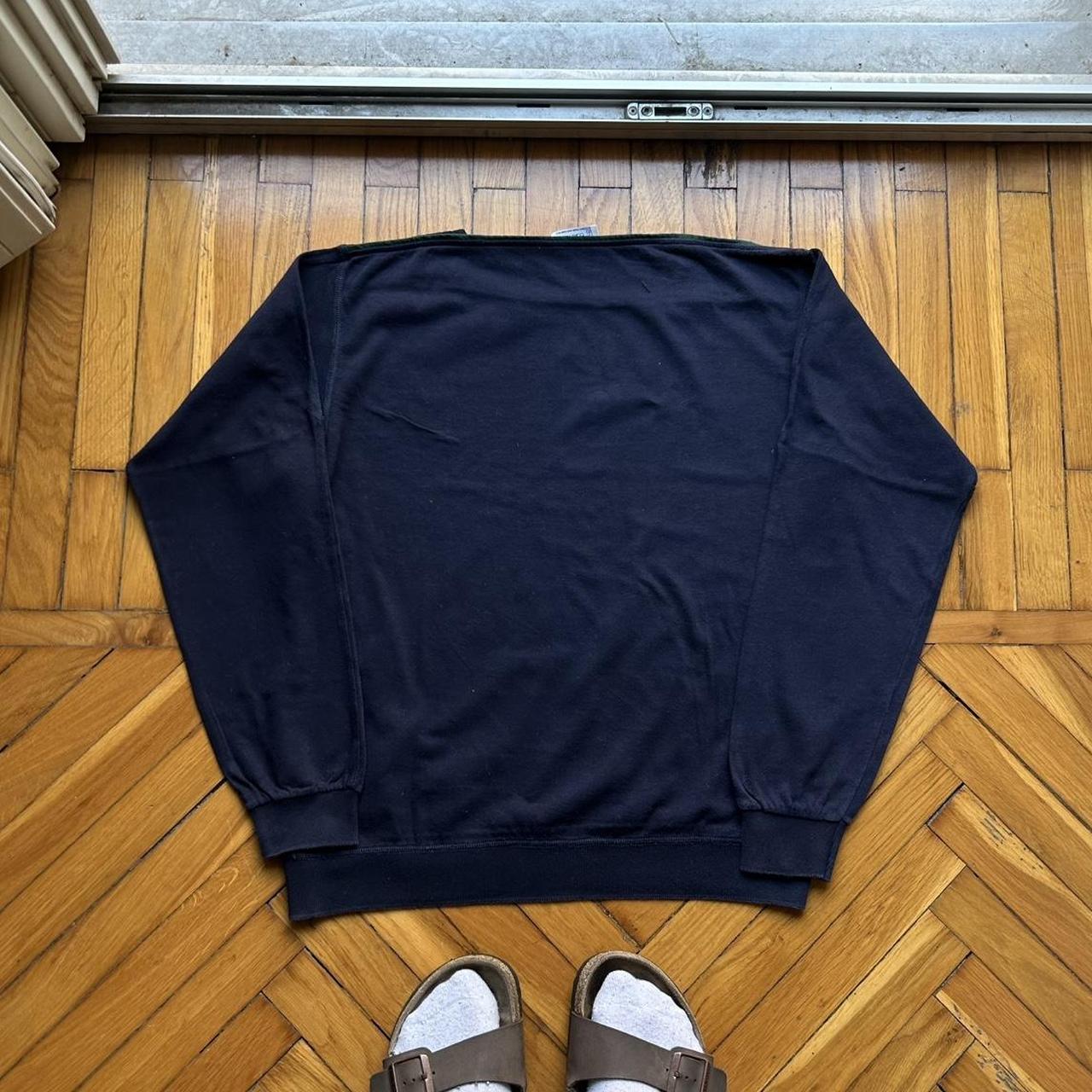 1980s CP Company LS T Shirt Navy S