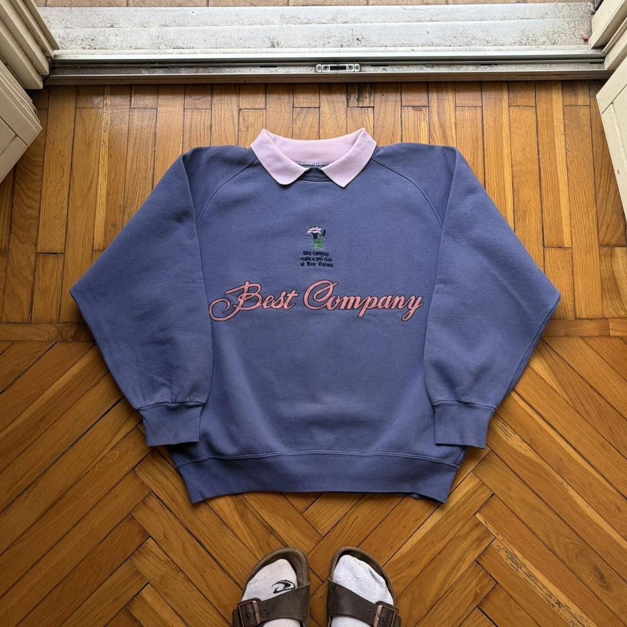 1980s Best Company Sweatshirt Blue M