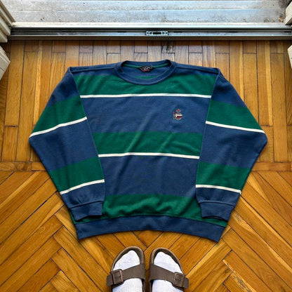 1990s Paul & Shark Striped Knitted Jumper M