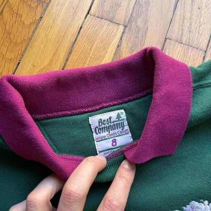 1980s Best Company Sweatshirt Green M