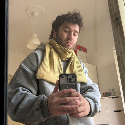 1980s Giorgio Armani Knitted Scarf OS