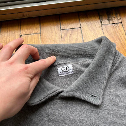 1980s CP Company Knitted Jumper Grey XL
