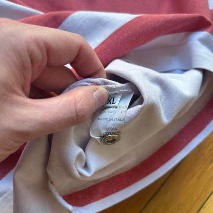 1990s Stone Island Marina Striped Polo Shirt XL