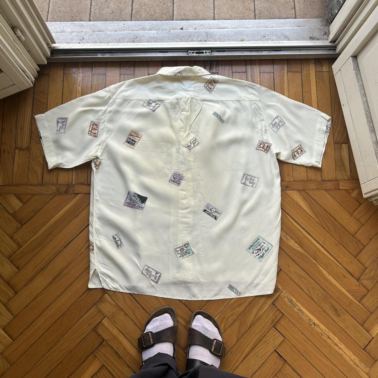1990s Fiorucci Classic Nouveau Print Shirt XL