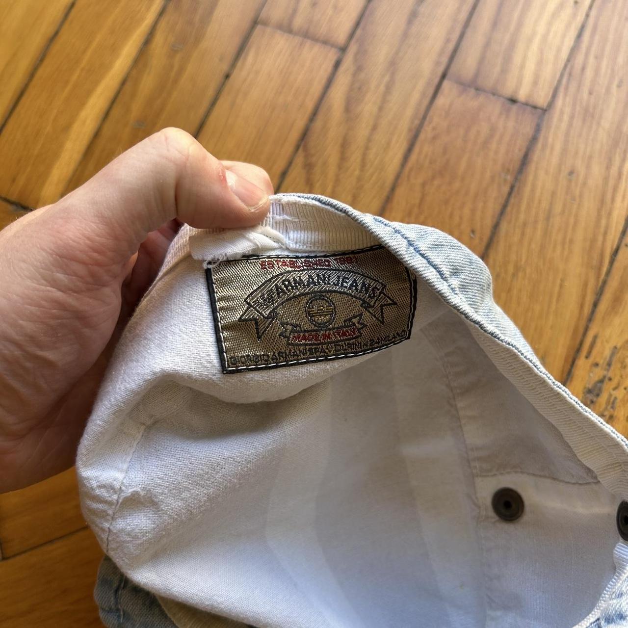 1990s Armani Jeans Light Denim Cap Blue OS