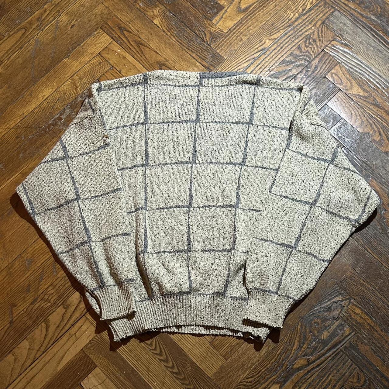 1980s Giorgio Armani Knitted Jumper Grey L