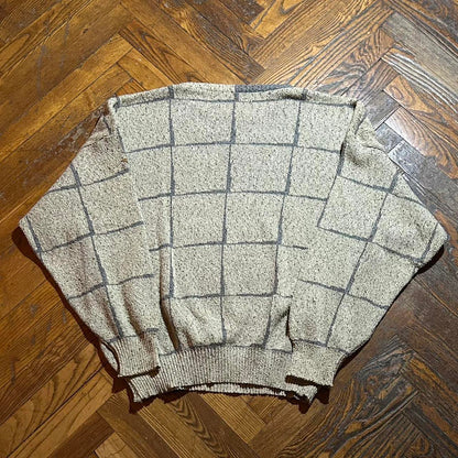 1980s Giorgio Armani Knitted Jumper Grey L