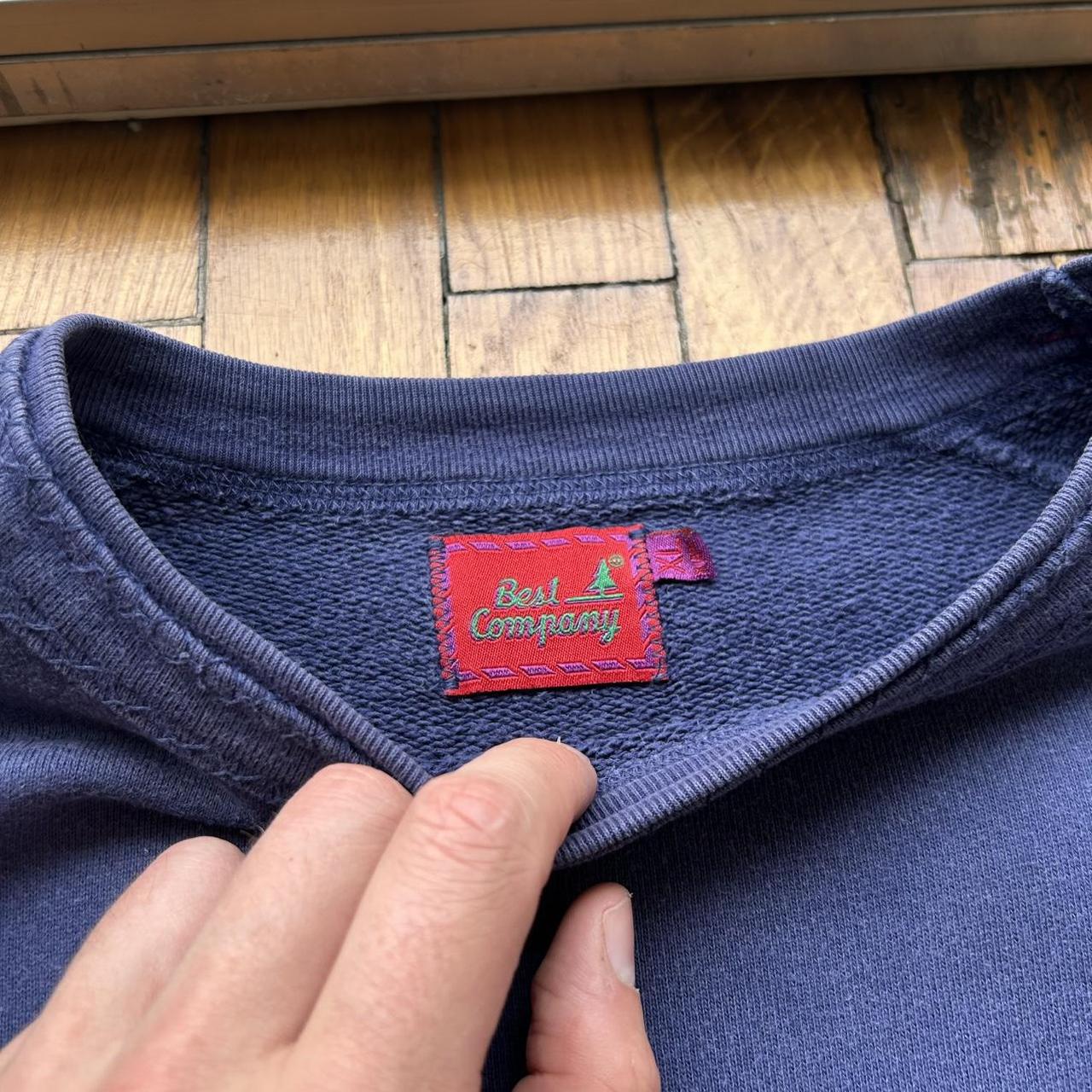 1990s Best Company Golf Club Sweatshirt Navy XL
