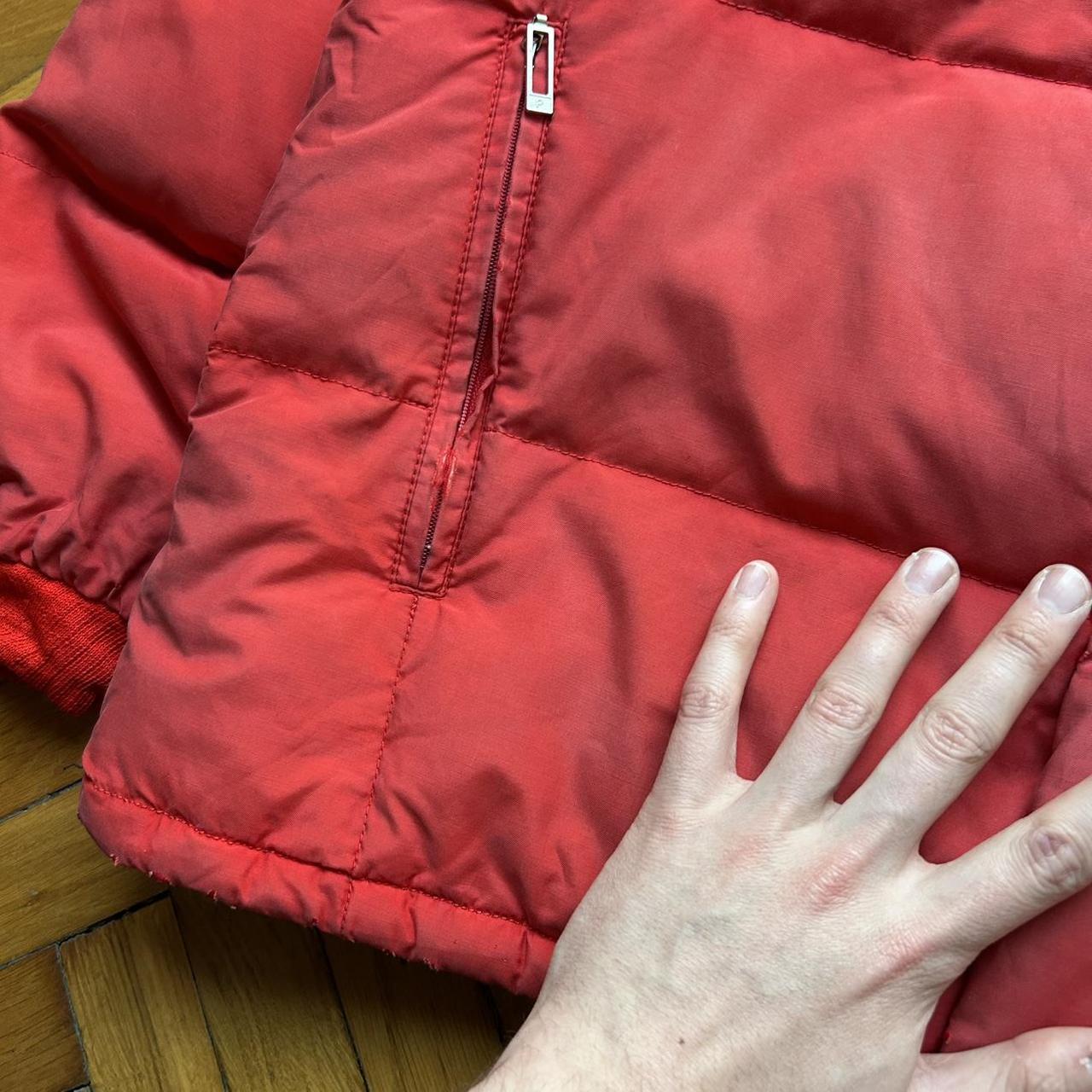 1980s Moncler Grenoble Down Jacket Red L