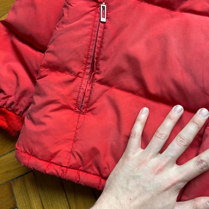 1980s Moncler Grenoble Down Jacket Red L