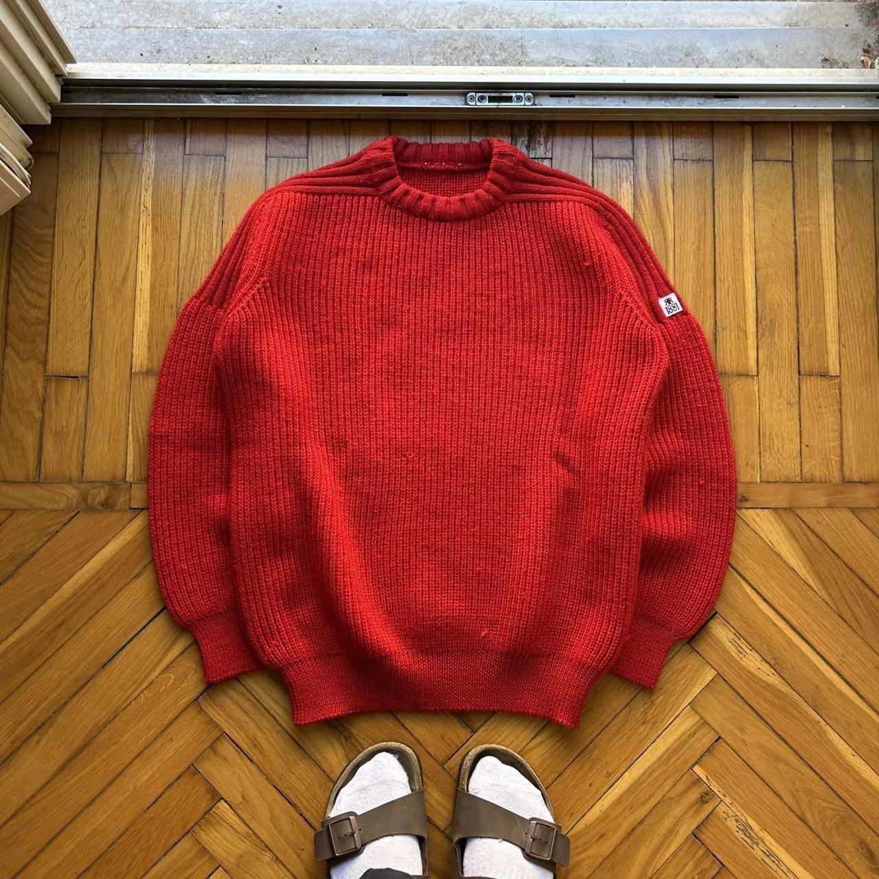 1990s Cerruti 1881 Knitted Jumper Red M
