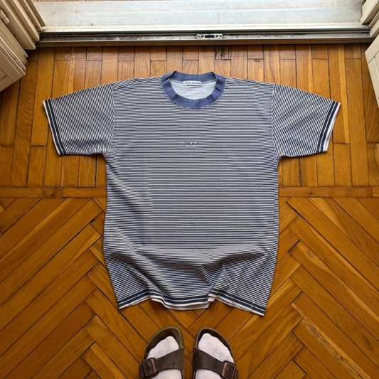 1980s Stone Island Marina Striped T Shirt S