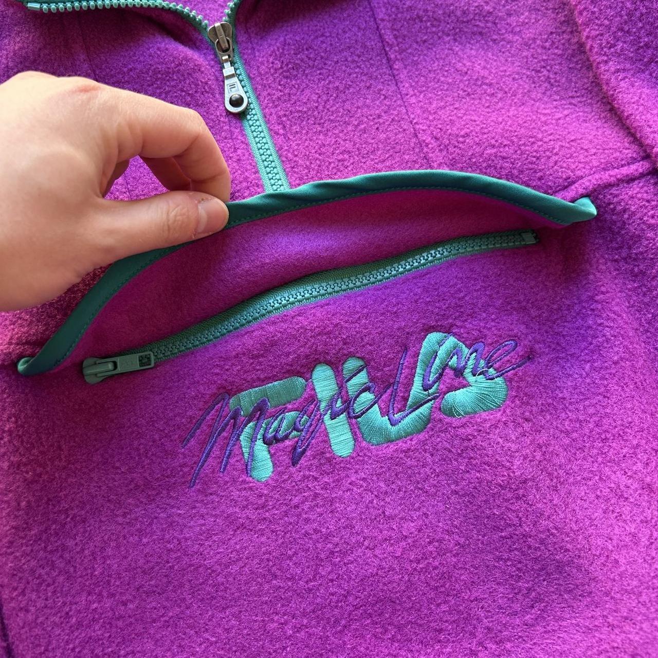 1990s Fila Magic Line Fleece Sweatshirt M