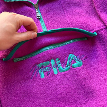 1990s Fila Magic Line Fleece Sweatshirt M