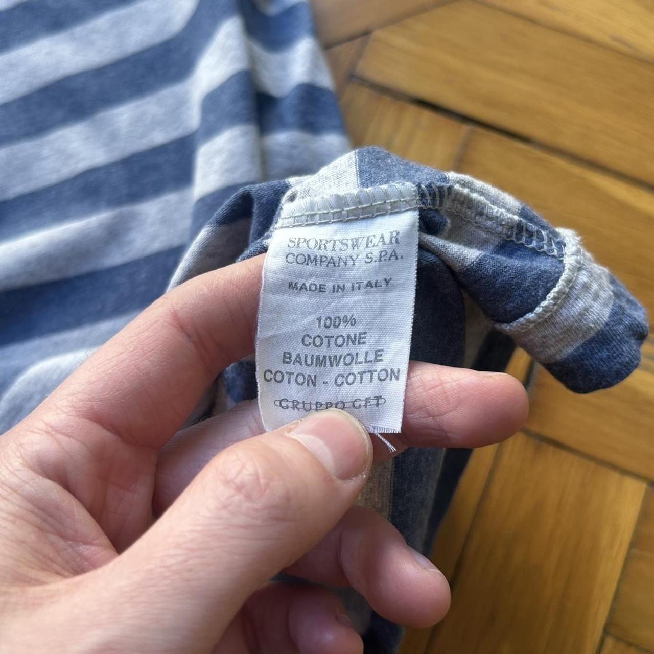 1990s CP Company Striped Polo Shirt M