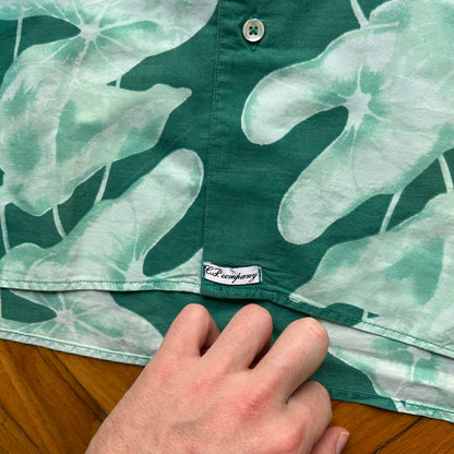 1990s CP Company Floral Shirt Green L