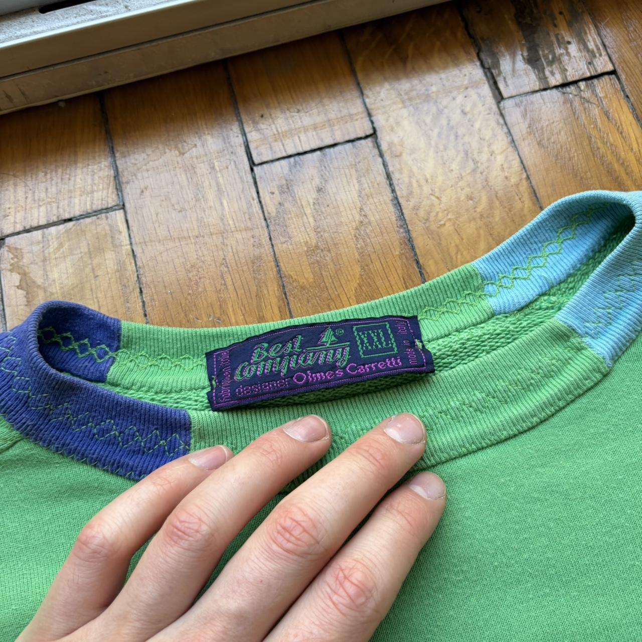 1990s Best Company Golf Sweatshirt Green XXL