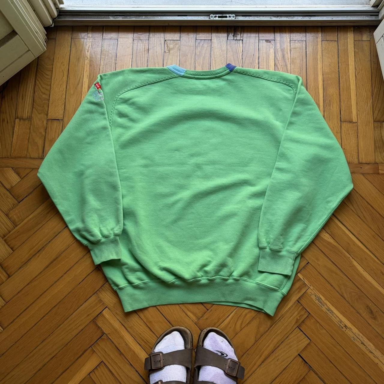 1990s Best Company Golf Sweatshirt Green XXL