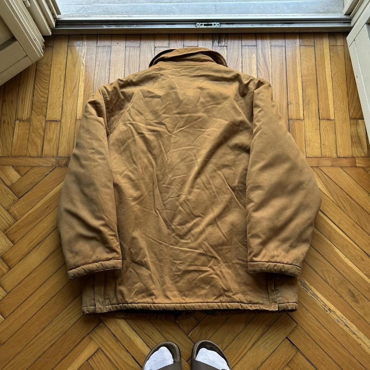 1980s Boneville Navy Arctic Jacket Brown XL